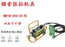 点击查看详细信息<br>标题：风动张拉机具 MQ18-200-63型 配双缸千斤顶 矿用锚索张拉机具 阅读次数：230